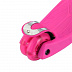 Самокат-беговел RGX Tinsy Led pink с родительской ручкой и сиденьем