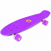 Penny board (пенни борд) Favorit со светящимися колесами M2701-L purple