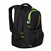 Городской рюкзак GRIZZLY RU-031-1 /1 black/light green
