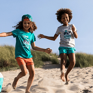 Пляжные шорты детские Jack Wolfskin Bay Swim Short Kids green ocean