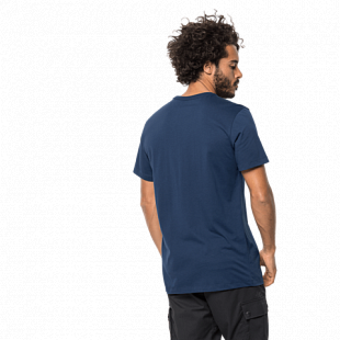 Футболка мужская Jack Wolfskin Logo T M dark indigo