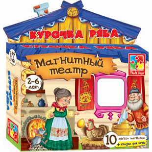 Игра Магнитный театр Vladi Toys Курочка Ряба VT3206-12