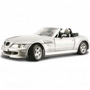Коллекционная машина Bburago 1:24 BMW M Roadster (18-22030) silver