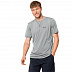 Футболка мужская Jack Wolfskin Crosstrail T Men silver grey