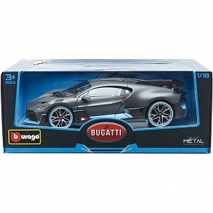 Машинка Bburago 1:18 Bugatti Divo (18-11045) grey