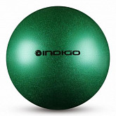 Мяч для художественной гимнастики Indigo IN119 15 см green