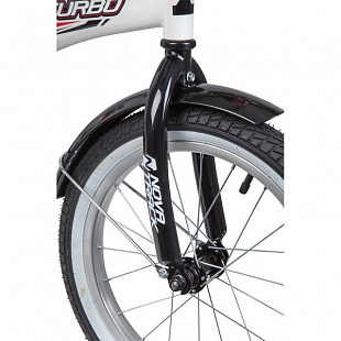 Велосипед Novatrack Turbo 16" (2019) White 167TURBO.WT9
