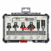 Набор кромочных фрез Bosch 6 мм 6 шт 2607017468