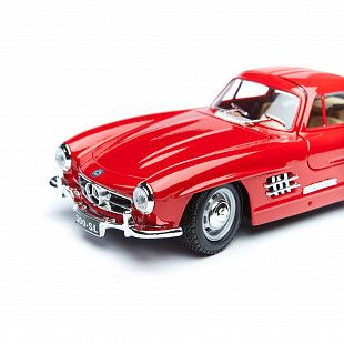 Коллекционная машина Bburago 1:24 Mercedes-Benz 300SL (18-22023) red