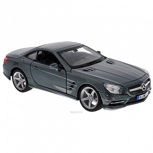 Коллекционная машина Bburago 1:24 Mercedes Benz SL 500 (18-21067) silver