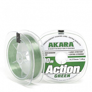 Леска Akara Action Mossgreen 100 м grey/green