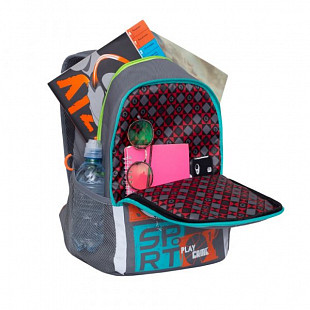 Рюкзак школьный GRIZZLY RB-960-1 /2 grey