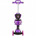 Самокат-кикборд Novatrack Disco-kids Детский трансформер Violet 120SB.DISCOKIDS.VL7