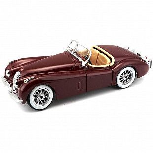 Машинка Bburago 1:24 Jaguar Xk 120 Roadster 1951 (18-22018) red