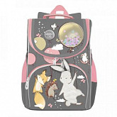 Рюкзак школьный с мешком GRIZZLY RAm-184-6 /2 grey