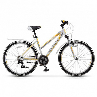 Велосипед Stels Miss 6300 26" (2017) white/yellow