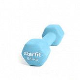 Гантель неопреновая Starfit Core DB-201 2,5 кг blue pastel