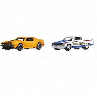 Машинка Hot Wheels 2025 Premium 2 шт. 71 AMC Javelin + AMC Rebel Machine (HBL96 JBL06)