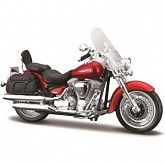 Масштабная модель мотоцикла Maisto 1:18 Yamaha Road Star Silverado 39300 (20-00304) Red new