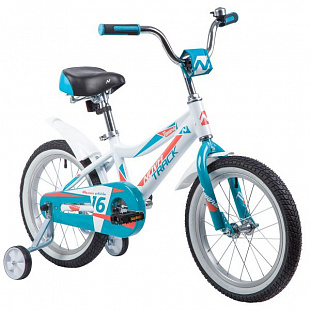 Велосипед Novatrack Novara 16" (2019) White/Blue 165ANOVARA.WT9