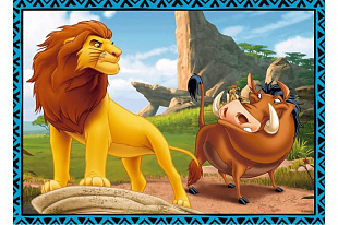 Пазл Trefl Король Лев и друзья 4в1 34317