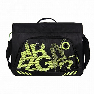 Сумка городская GRIZZLY MM-402-2 /1 black/light green