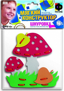 Творческий набор Fantazer 67763 Шнуровка «Мухоморы» 103008