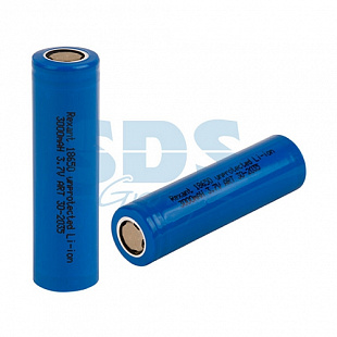 Аккумулятор высокоемкостный Rexant Li-ion 18650 unprotected 20 А Li-ion 3000 mAH 3.7 В 10шт 30-2035
