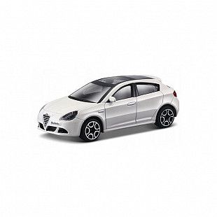 Машинка Bburago 1:43 Alfa Romeo Giulietta (18-30001/18-30223) white