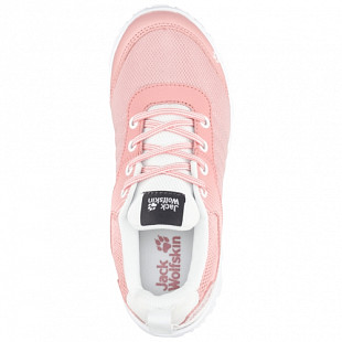 Кроссовки детские Jack Wolfskin Cascade Low K white / light pink