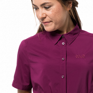 Рубашка женская Jack Wolfskin Sonora Shirt W wild berry