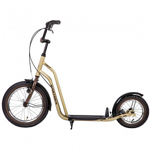 Самокат внедорожный Novatrack City Line Beige 16/12" 16STAMPN1CL.BG8