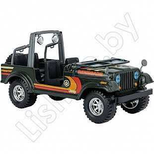 Машинка Bburago 1:24 Jeep Wrangler (18-22033) khaki