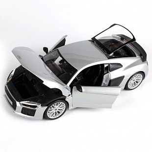 Коллекционная машина Maisto 1:18 Audi R8 (36213) grey