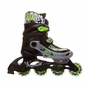 Раздвижные роликовые коньки RGX Rock Green