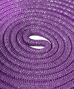 Скакалка Amely для художественной гимнастики с люрексом RGJ-403 3м purple/silver