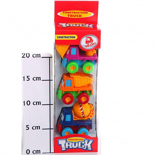 Набор игровой Shenzhen Toys 3 инерционные мультяшные машинки LF102