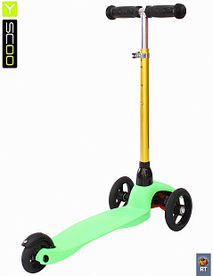 Самокат Y-Scoo RT Mini Glam Metallic lime