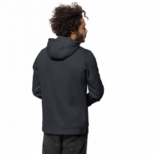 Пуловер мужский Jack Wolfskin Winter Logo Hoody M phantom
