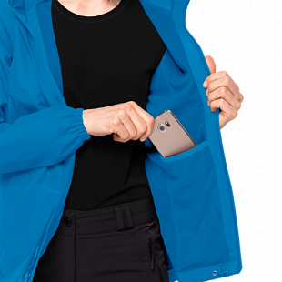 Куртка женская Jack Wolfskin Stormy Point Jacket W brilliant blue