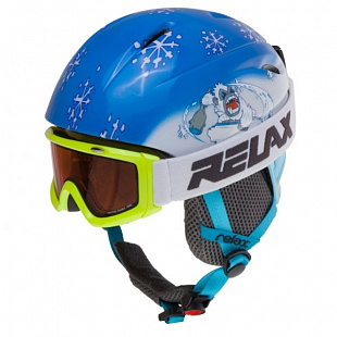 Шлем горнолыжный Relax RH18I blue