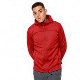 Куртка мужская Jack Wolfskin Horizon Hooded Jacket M lava red