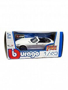 Машинка Bburago 1:43 Mercedes-Benz SLS AMG Roadster (18-30000/18-30241) white