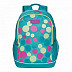 Рюкзак школьный GRIZZLY RG-063-5 /1 turquoise
