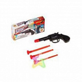 Пистолет Bauer Toys Спецагент с 3-мя стрелами на присосках 084