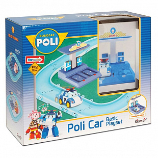 Набор Robocar Poli маленький трек с Умной машинкой Поли 83270