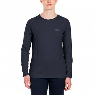 Футболка Jack Wolfskin Hollow Range Longsleeve Women blue