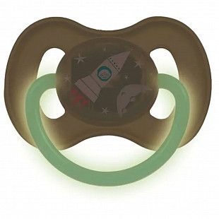 Пустышка Canpol babies Space Латексная Круглая 6-18 мес. (23/222_red_new)
