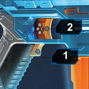Бластер Nerf E2.0. Турбина E9481