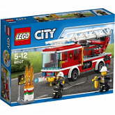 Конструктор LEGO Пожарный автомобиль с лестницей 60107